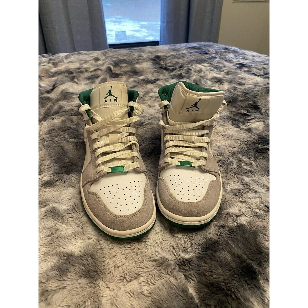 Size 8.5 - Air Jordan 1 SE Mid Grey Pine Green